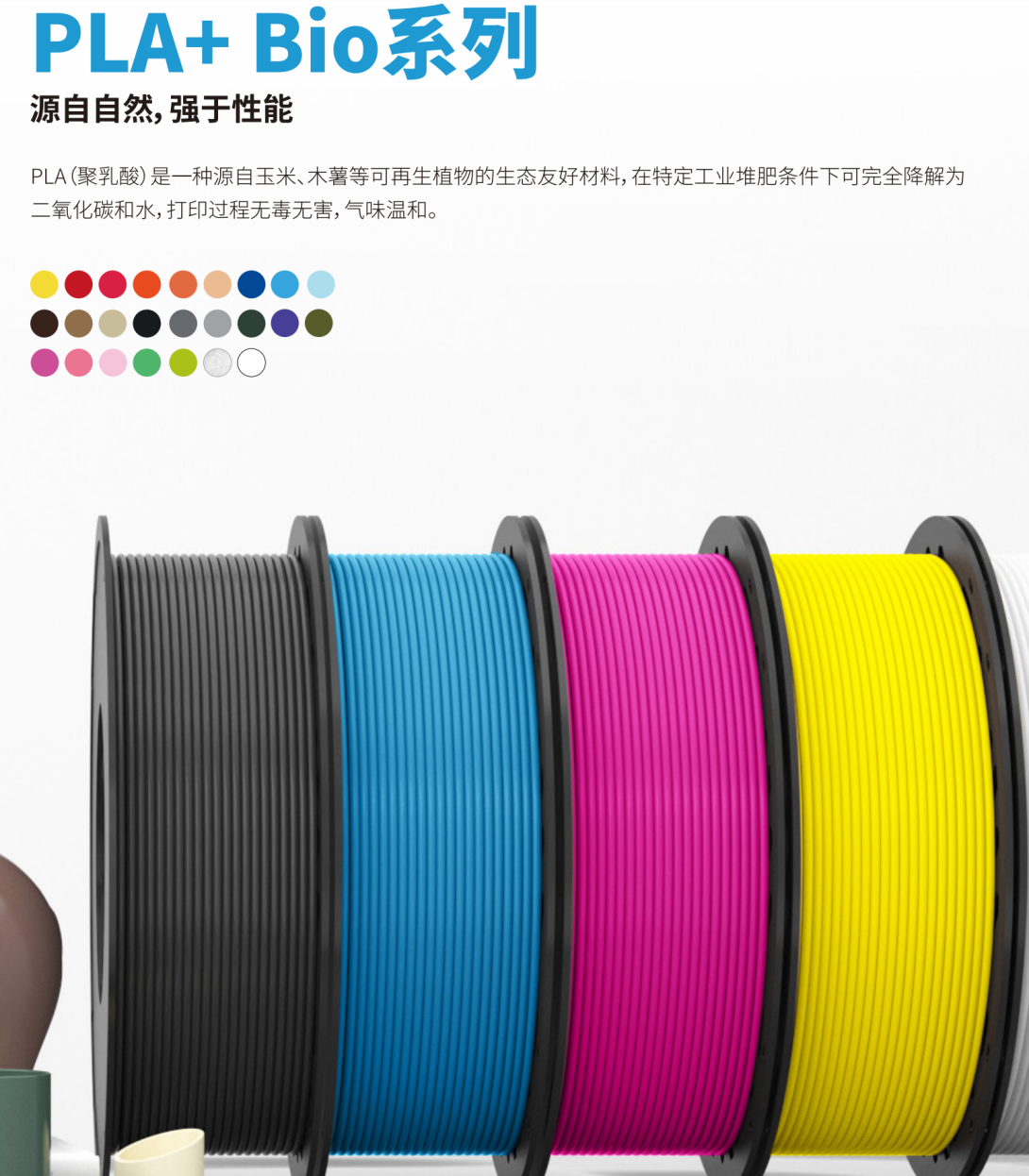PLA+ Bio Series Filament