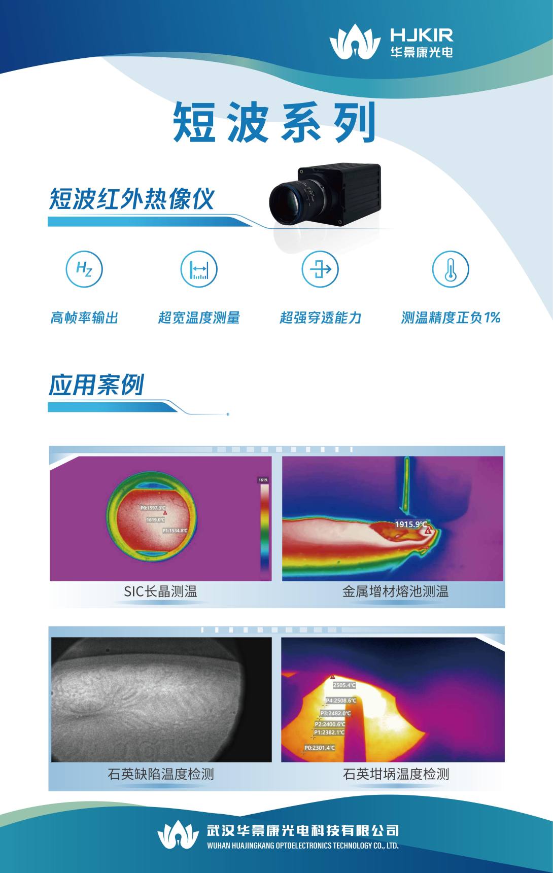 Short-wave high-temperature infrared thermal imager
