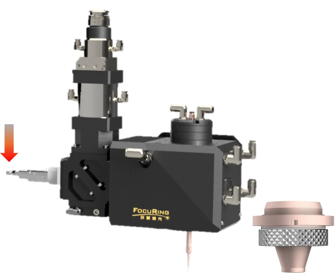 Ring Laser Coaxial Wire/Powder Feeding Processing Head
