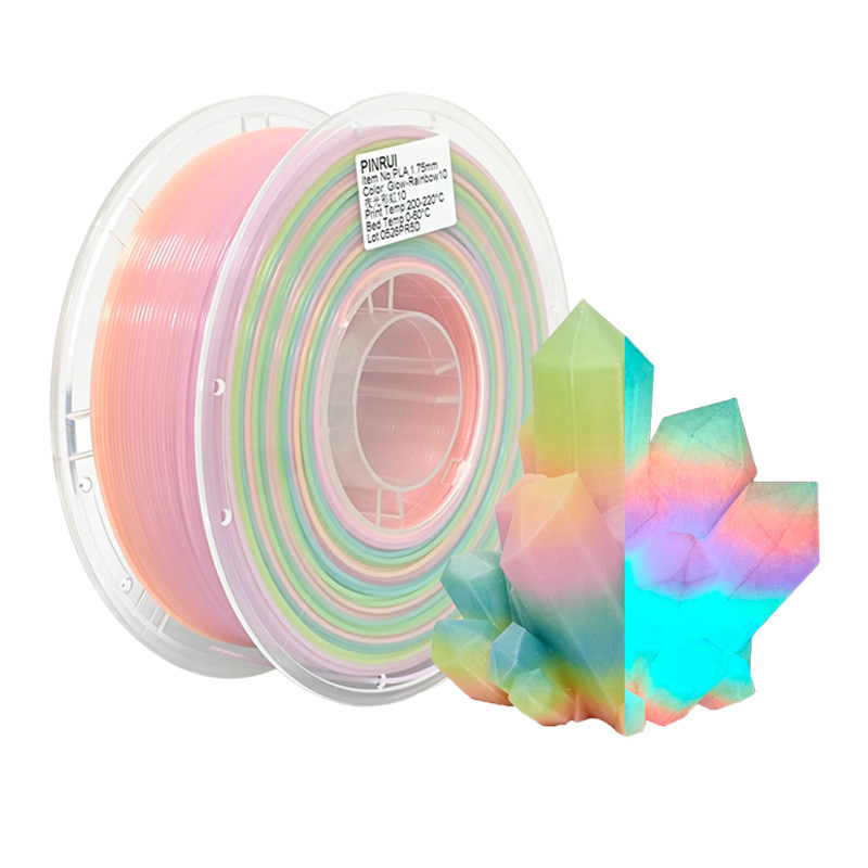 PLA Glow-in-the-Dark Rainbow