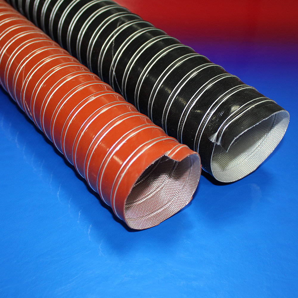 High-temperature resistant silicone air duct