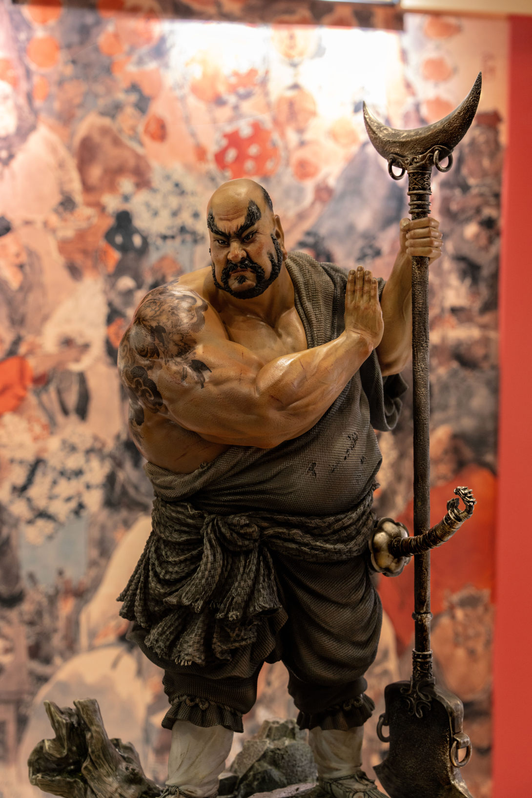 Dai Dunbang Water Margin series Lu Zhishen art statue